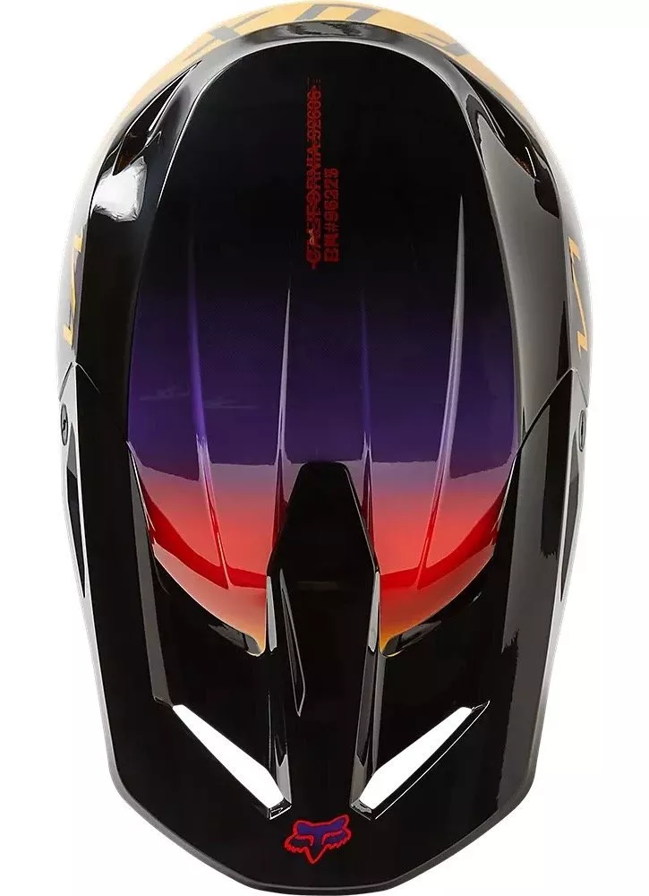 Fox Head V1 TOXSYK HELMET [BLACK]