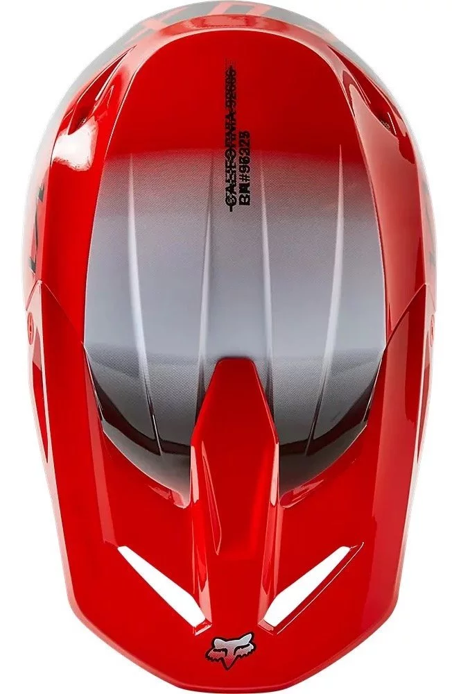Fox Head V1 TOXSYK HELMET [FLO RED]