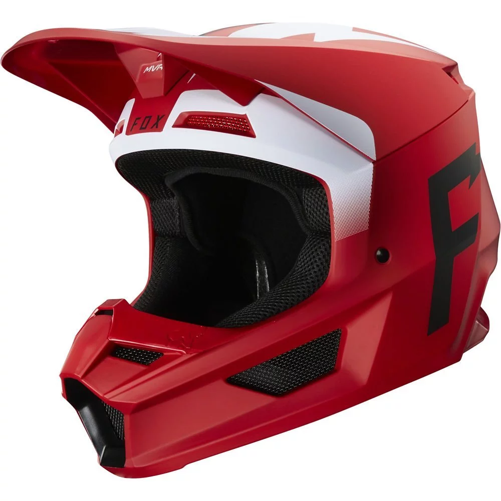 Fox Head V1 WERD HELMET [FLAME RED]