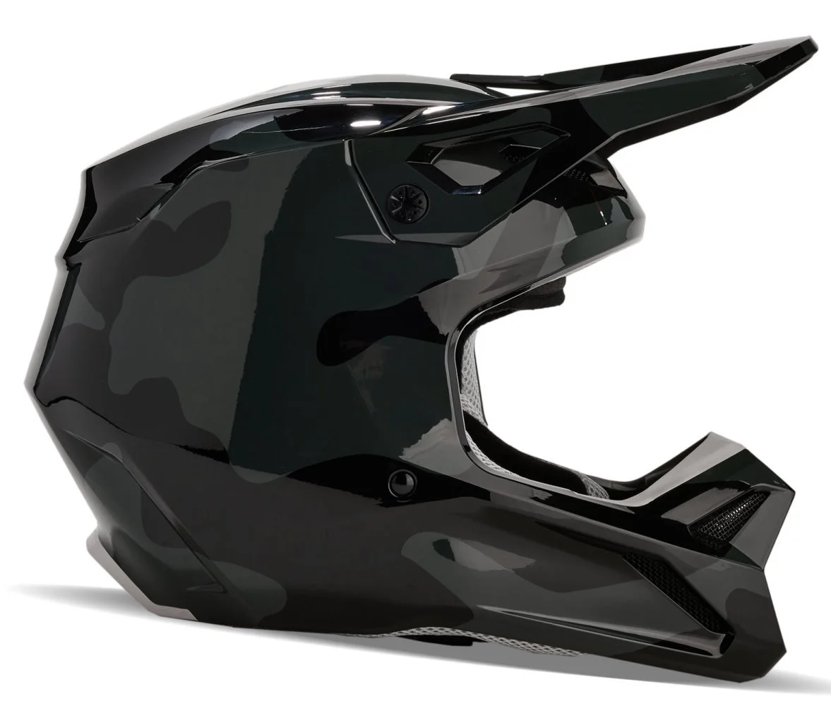 Fox Head V1 YOUTH HELMET - BNKR [BLACK]