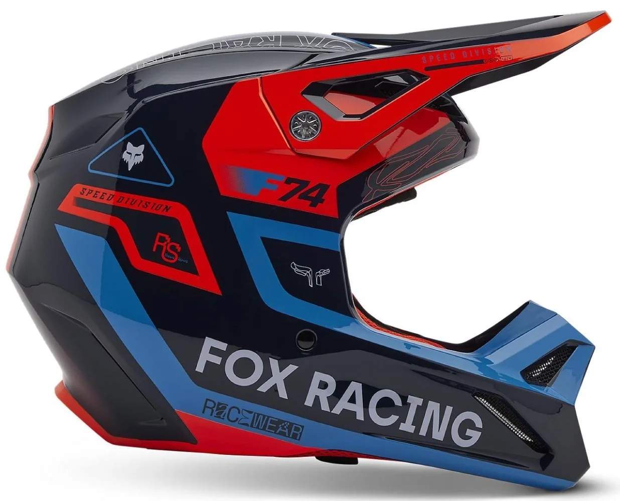 Fox Head V1 YOUTH HELMET - RACE SPEC [MIDNIGHT]