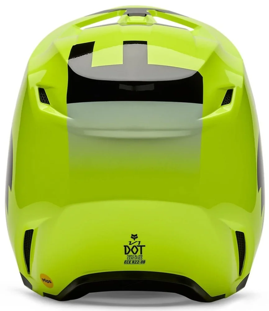 Fox Head V1 YOUTH HELMET - SHIELD [FLO YELLOW]