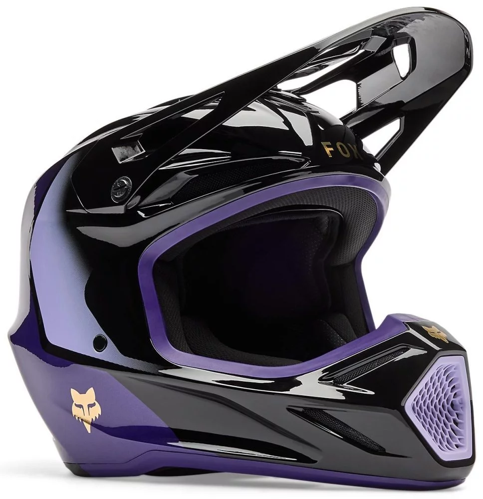 Fox Head V3 HELMET - DRIP [PURPLE]