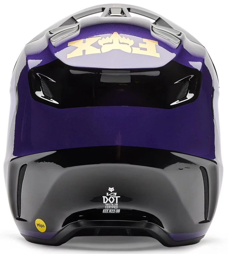 Fox Head V3 HELMET - DRIP [PURPLE]