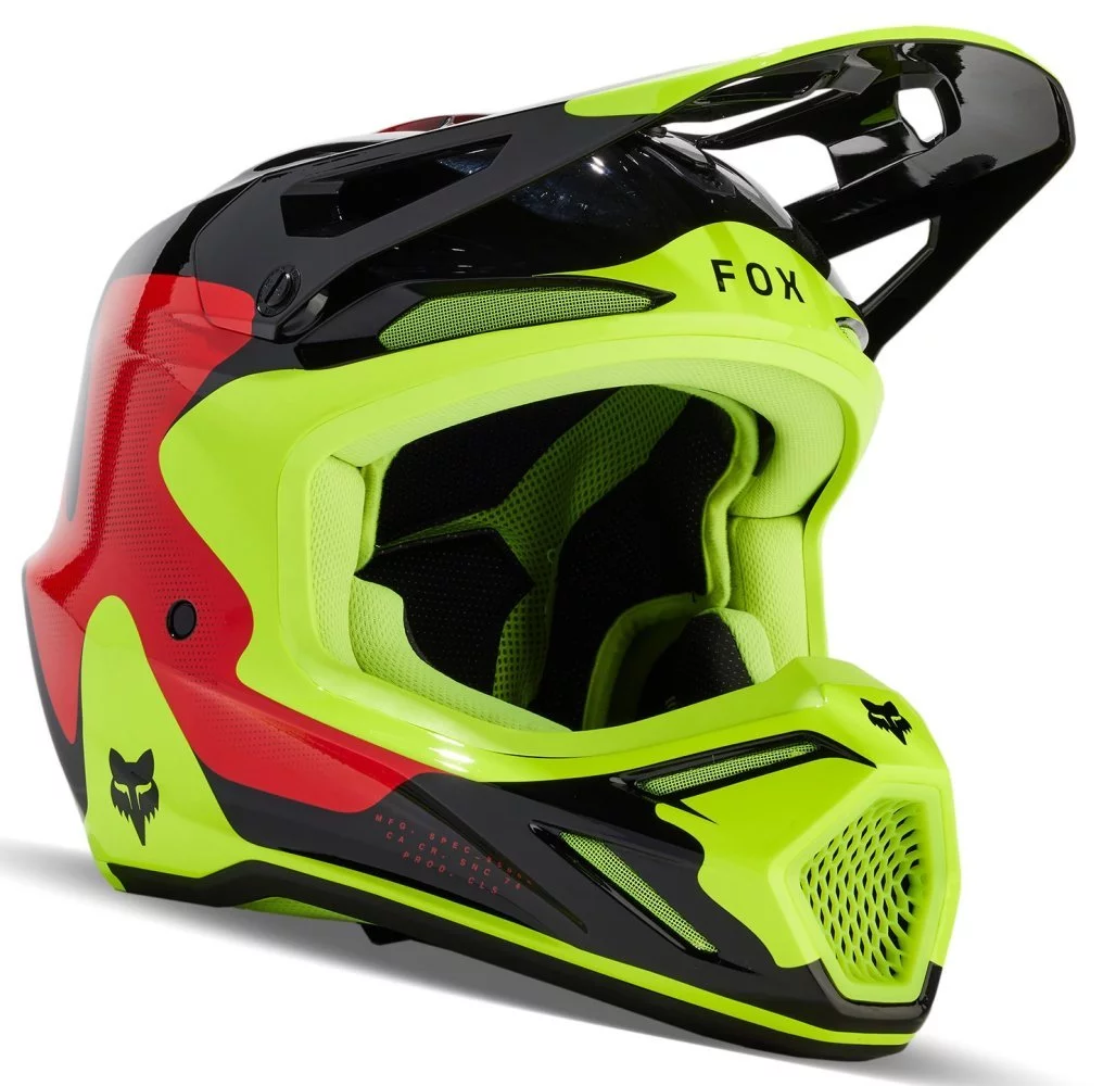 Fox Head V3 HELMET - REVISE [RED]