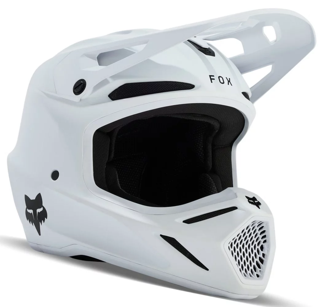 Fox Head V3 HELMET - SOLID MATTE [WHITE]