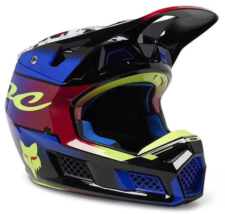 Fox Head V3 RS DKAY HELMET [BLUE]