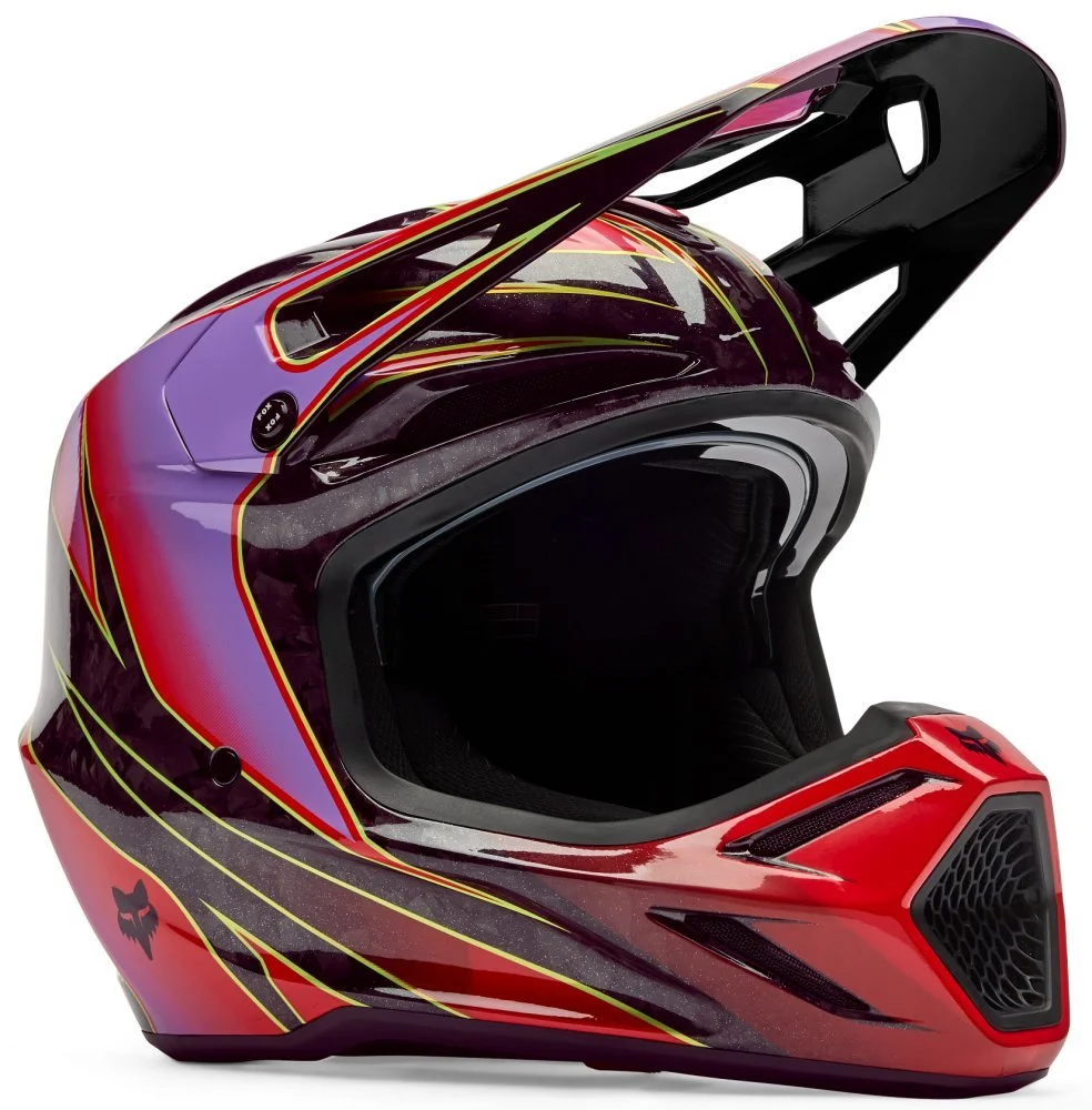 Fox Head V3 RS HELMET - CANVAS [RED]