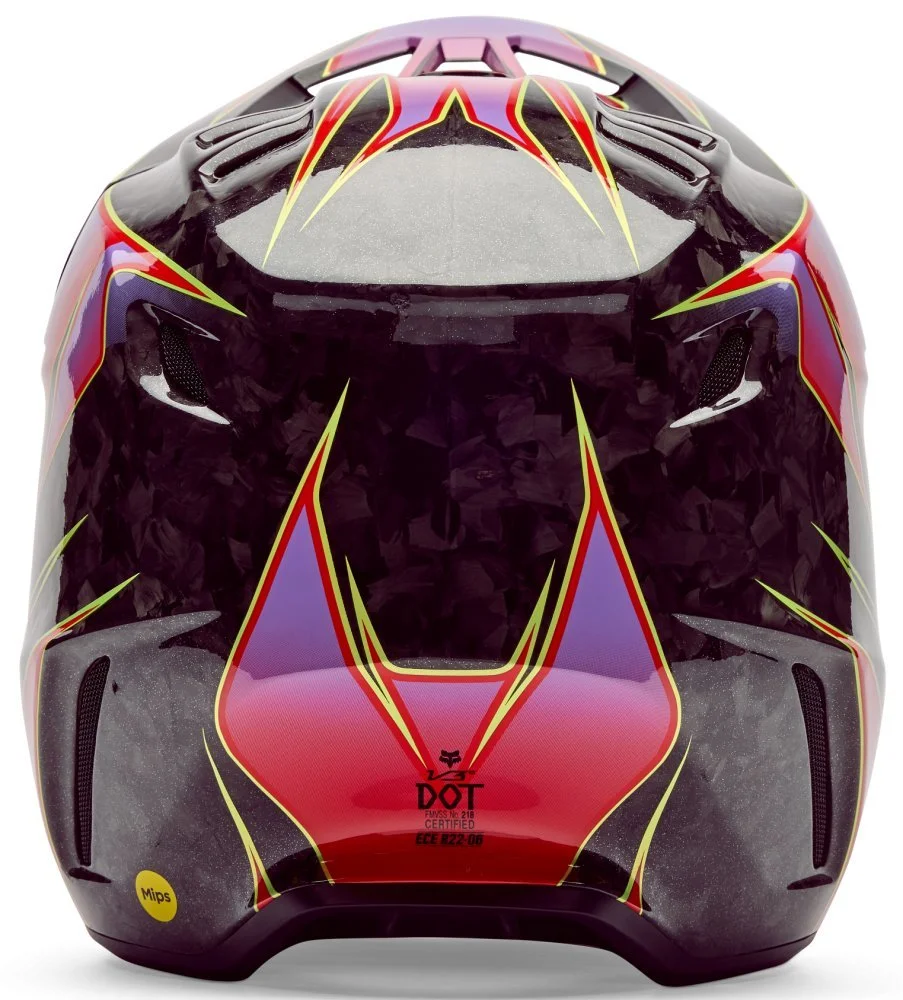 Fox Head V3 RS HELMET - CANVAS [RED]