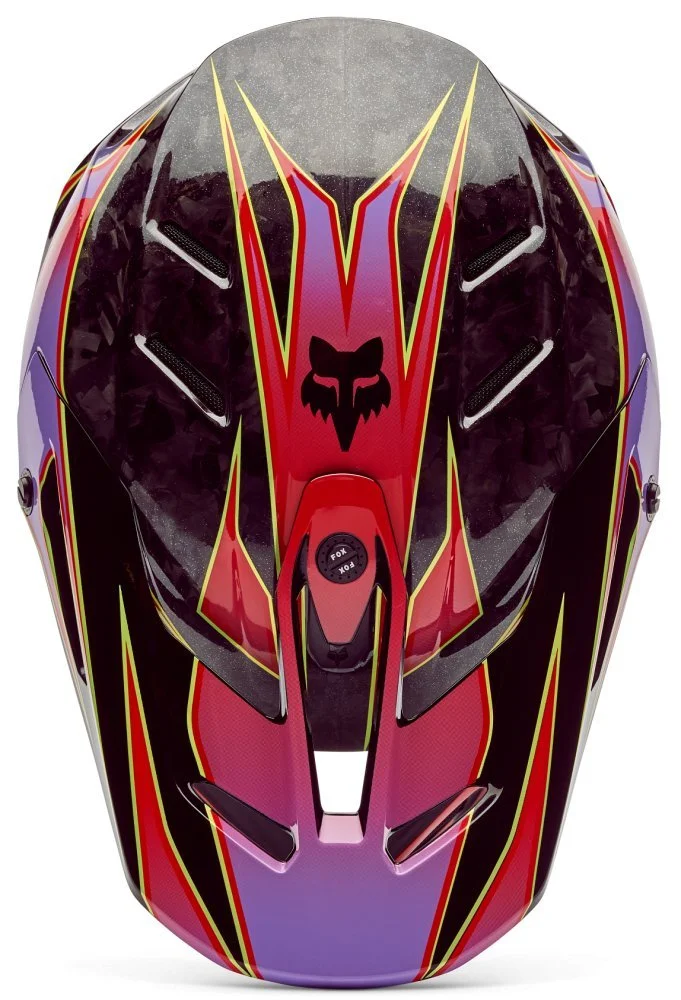 Fox Head V3 RS HELMET - CANVAS [RED]