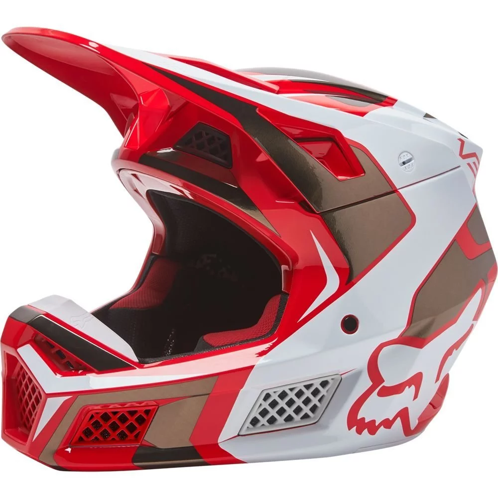 Fox Head V3 RS MIRER HELMET [FLO RED]