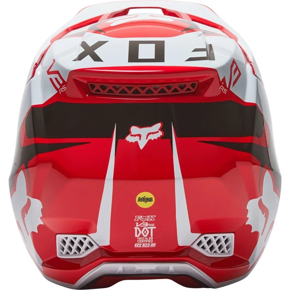 Fox Head V3 RS MIRER HELMET [FLO RED]