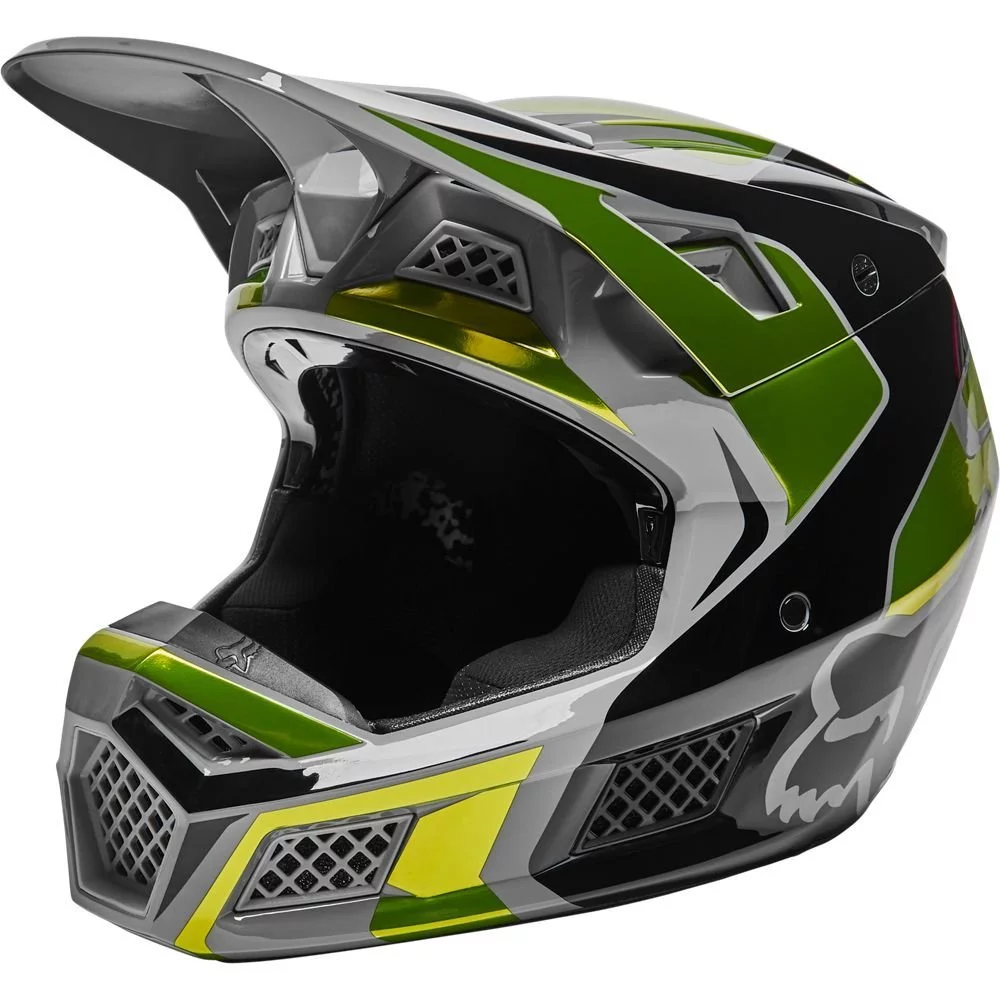 Fox Head V3 RS MIRER HELMET [FLO YELLOW]