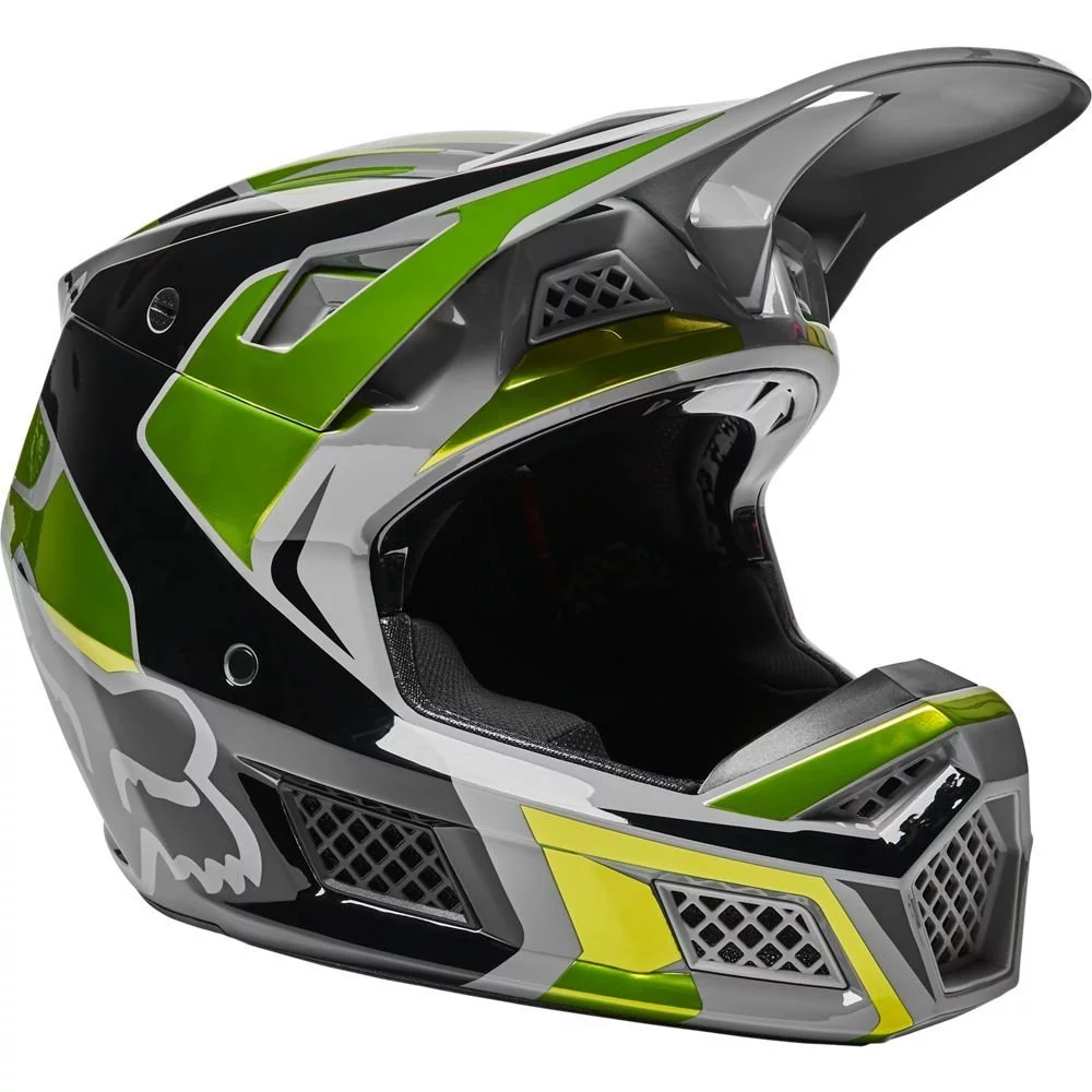 Fox Head V3 RS MIRER HELMET [FLO YELLOW]