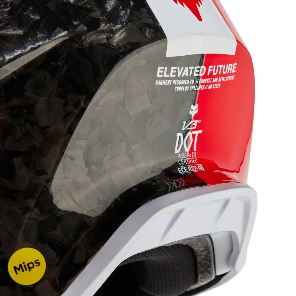 Fox Head V3 RS OPTICAL HELMET [FLO RED]