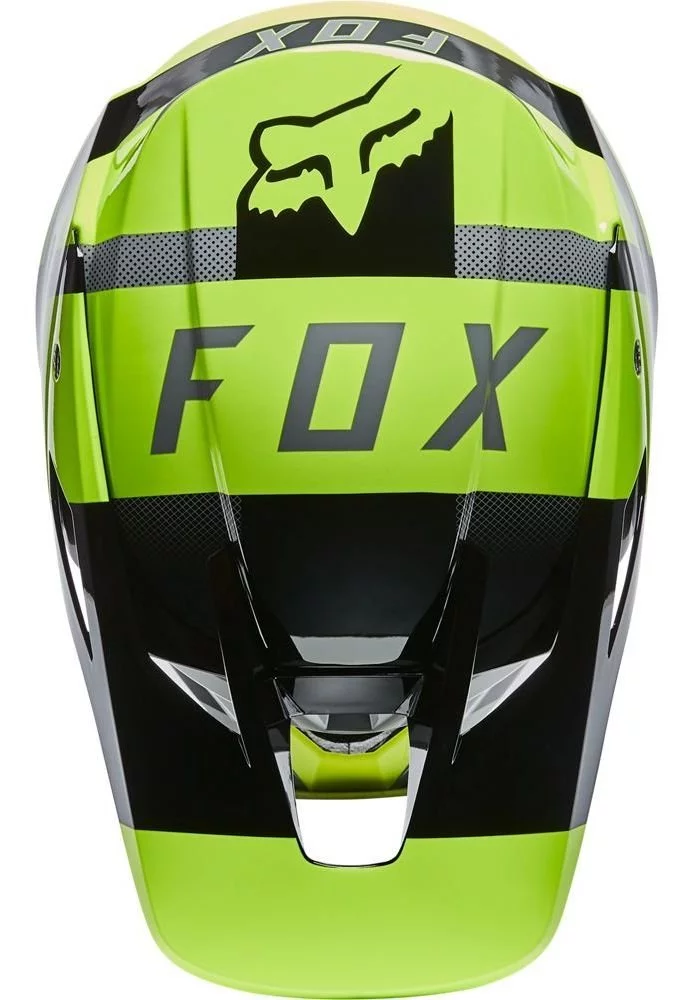 Fox Head V3 RS RIET HELMET [FLO YELLOW]