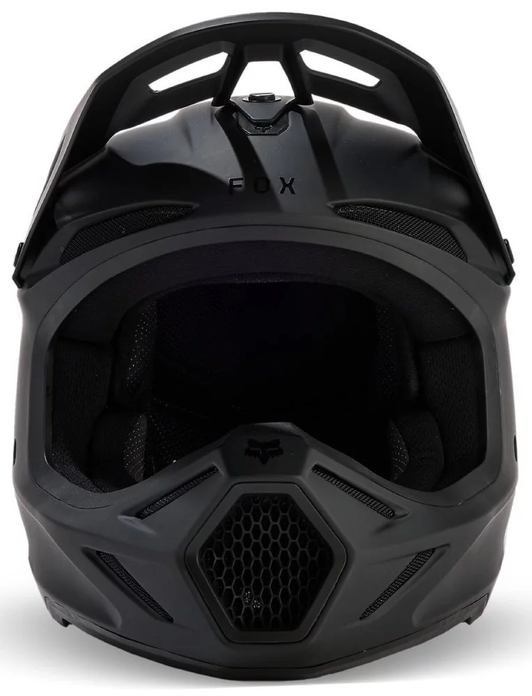 Fox Head V3 SOLID HELMET [MATTE BLACK]