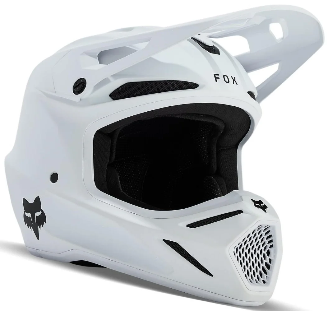 Fox Head V3 YOUTH HELMET - SOLID [WHITE]