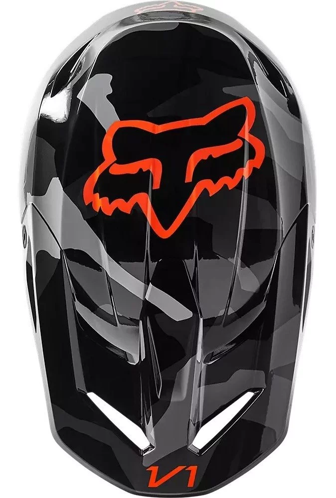 Fox Head YTH V1 BNKR HELMET [GREY CAMO]