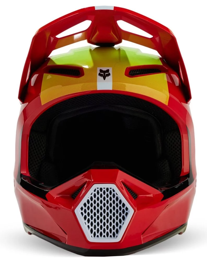 Fox Head YTH V1 HELMET - BALLAST [FLO RED]