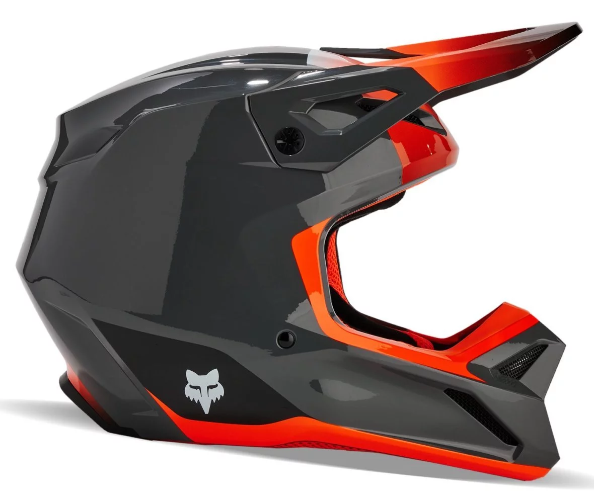 Fox Head YTH V1 HELMET - BALLAST [GREY]