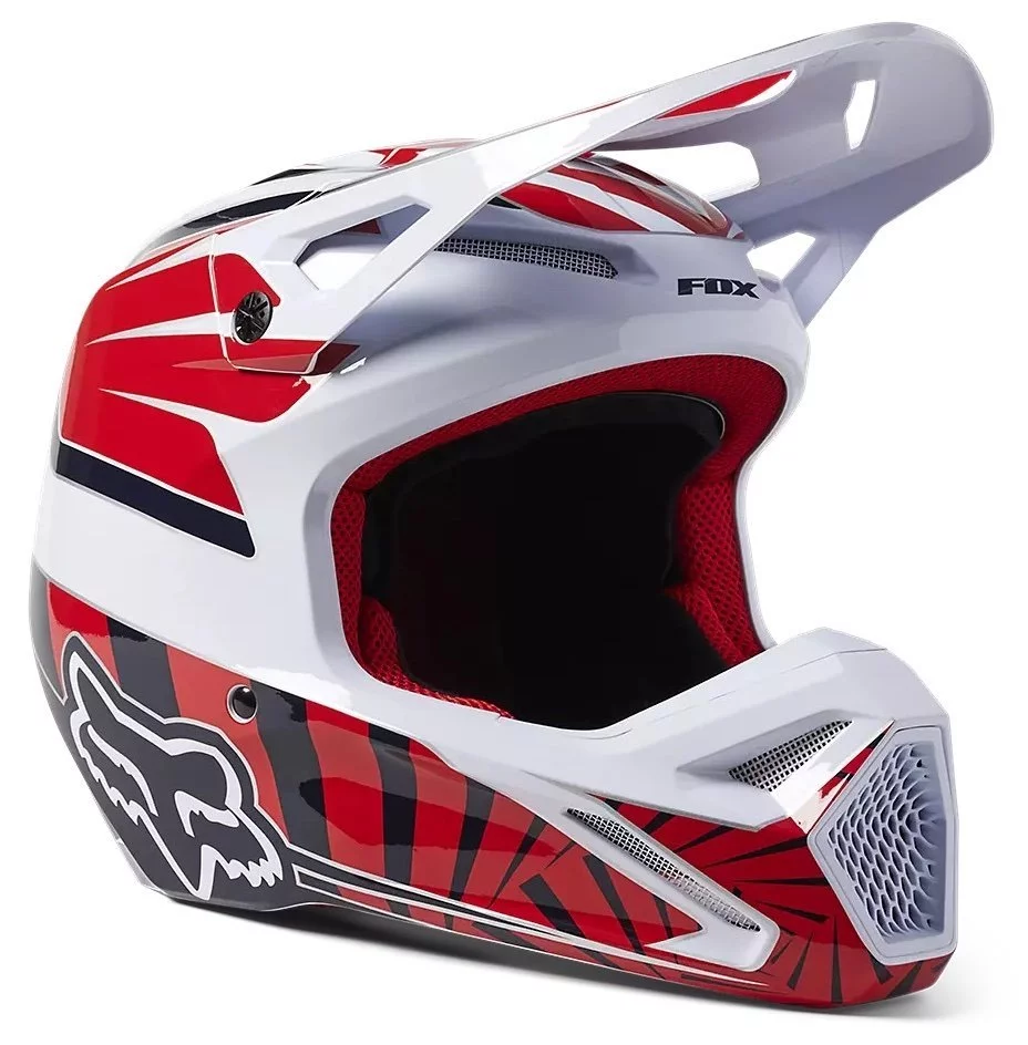 Fox Head YTH V1 HELMET - GOAT [RED]