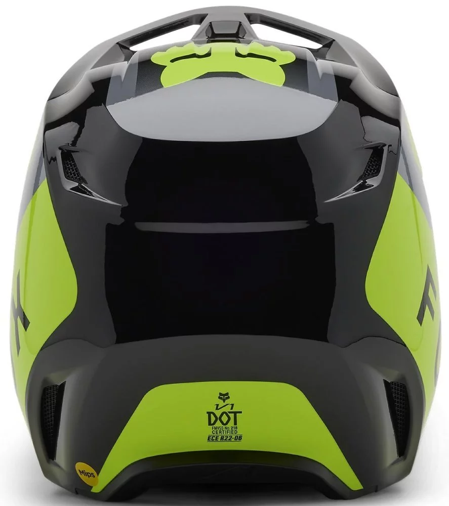 Fox Head YTH V1 HELMET - LEAN [GREY]