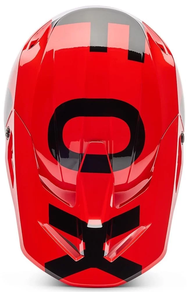 Fox Head YTH V1 HELMET - SHIELD [FLO RED]