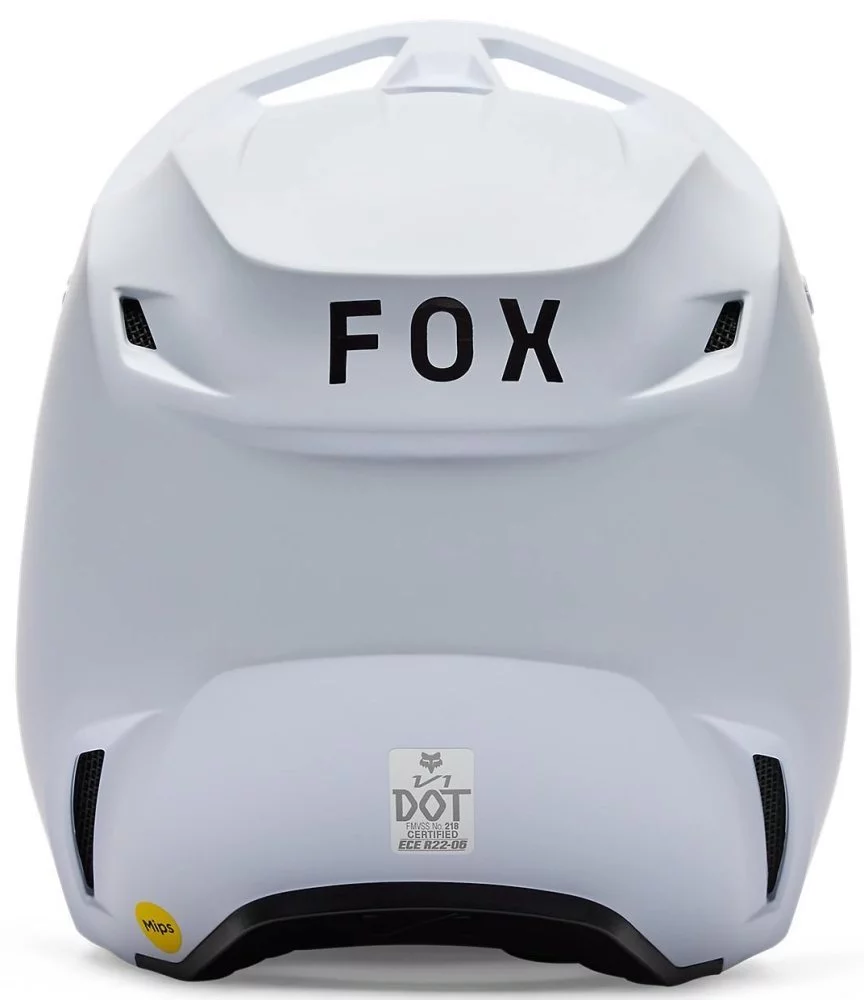 Fox Head YTH V1 HELMET - SOLID [WHITE]