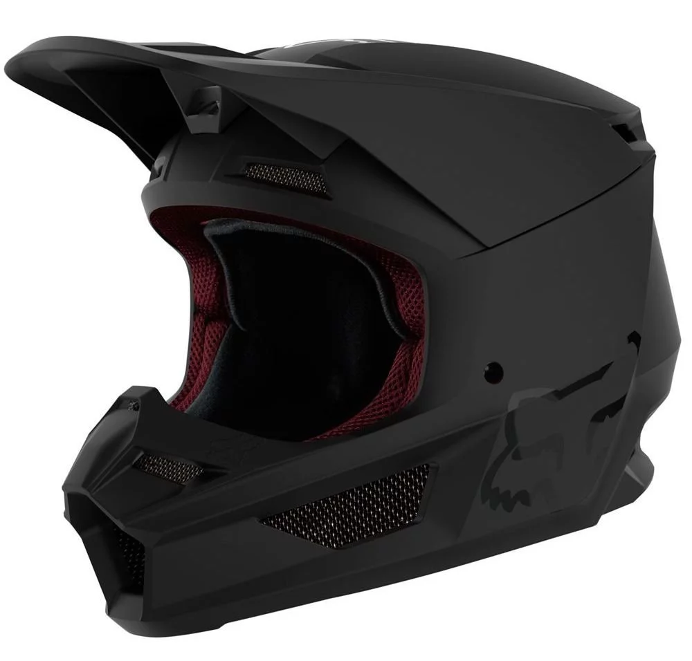 Fox Head YTH V1 MIPS MATTE HELMET [BLACK]