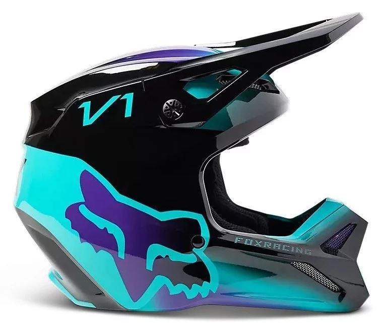 Fox Head YTH V1 TOXSYK HELMET [BLACK]