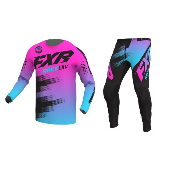 FXR CLUTCH MX 22-E-PINK/SKY BLUE/BLACK