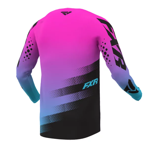 FXR CLUTCH MX 22-E-PINK/SKY BLUE/BLACK