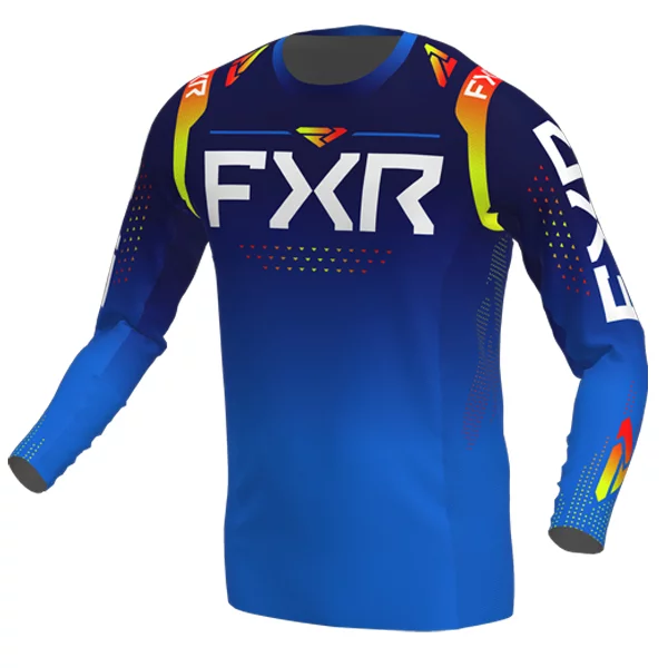FXR YTH PRO-STRETCH MX 22-NAVY/INFERNO