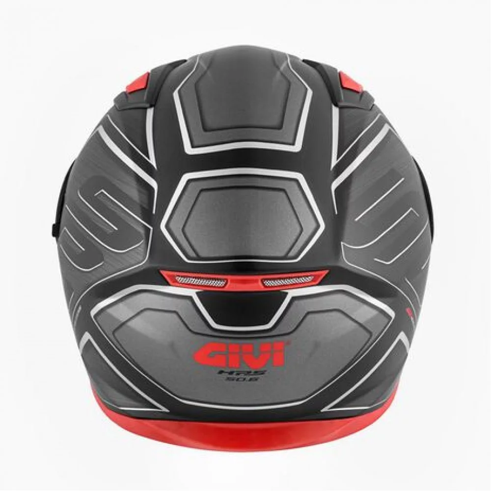 Givi 50.6 SPORT DEEP MATT BLACK/RED