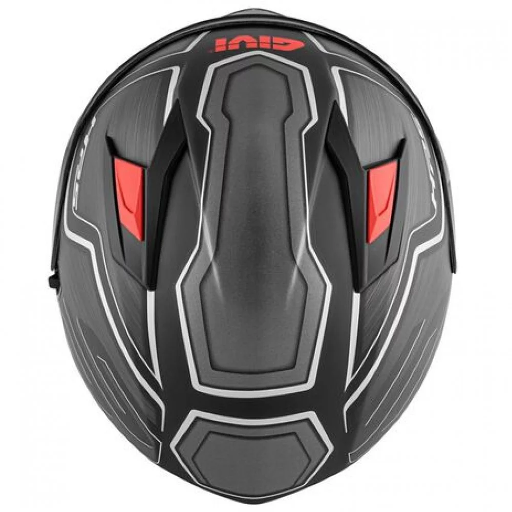 Givi 50.6 SPORT DEEP MATT BLACK/RED