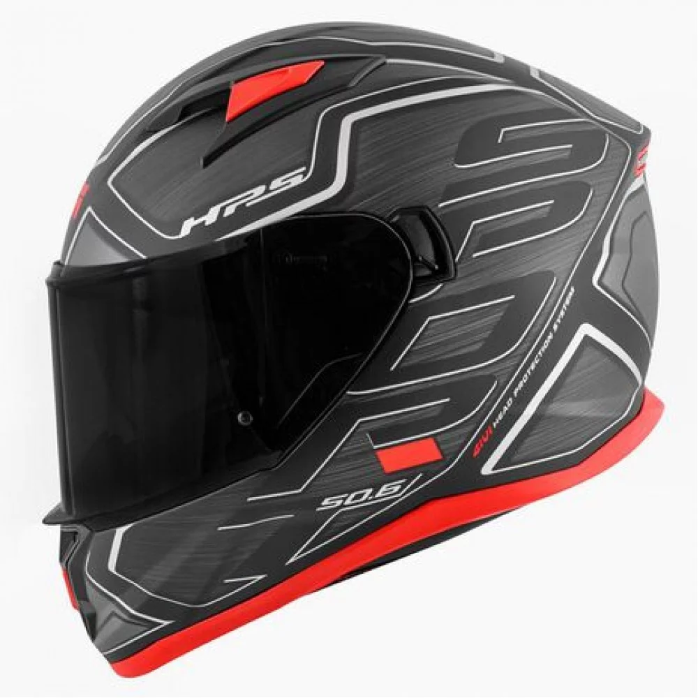 Givi 50.6 SPORT DEEP MATT BLACK/RED