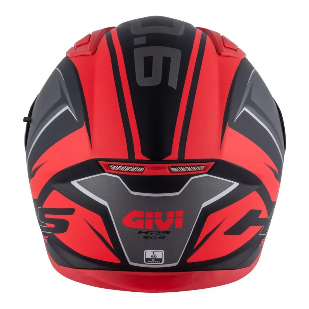 Givi 50.6 STOCCARDA BLADES MATT BLACK/RED