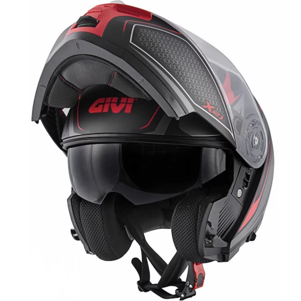 Givi X.21 CHALLENGER SHIVER BLACK/RED