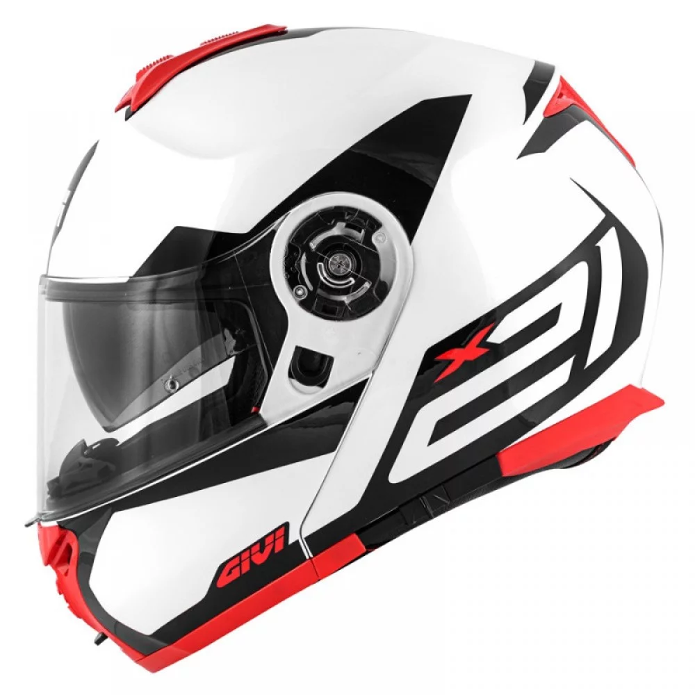 Givi X.21 CHALLENGER SPIRIT WHITE/BLACK/RED