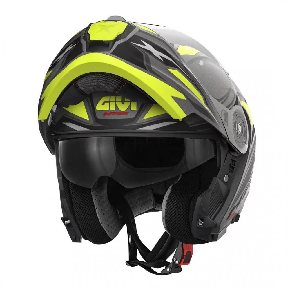 Givi X.27 SECTOR MATT BLACK/TITANIUM/YELLOW