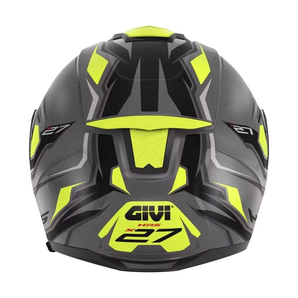 Givi X.27 SECTOR MATT BLACK/TITANIUM/YELLOW