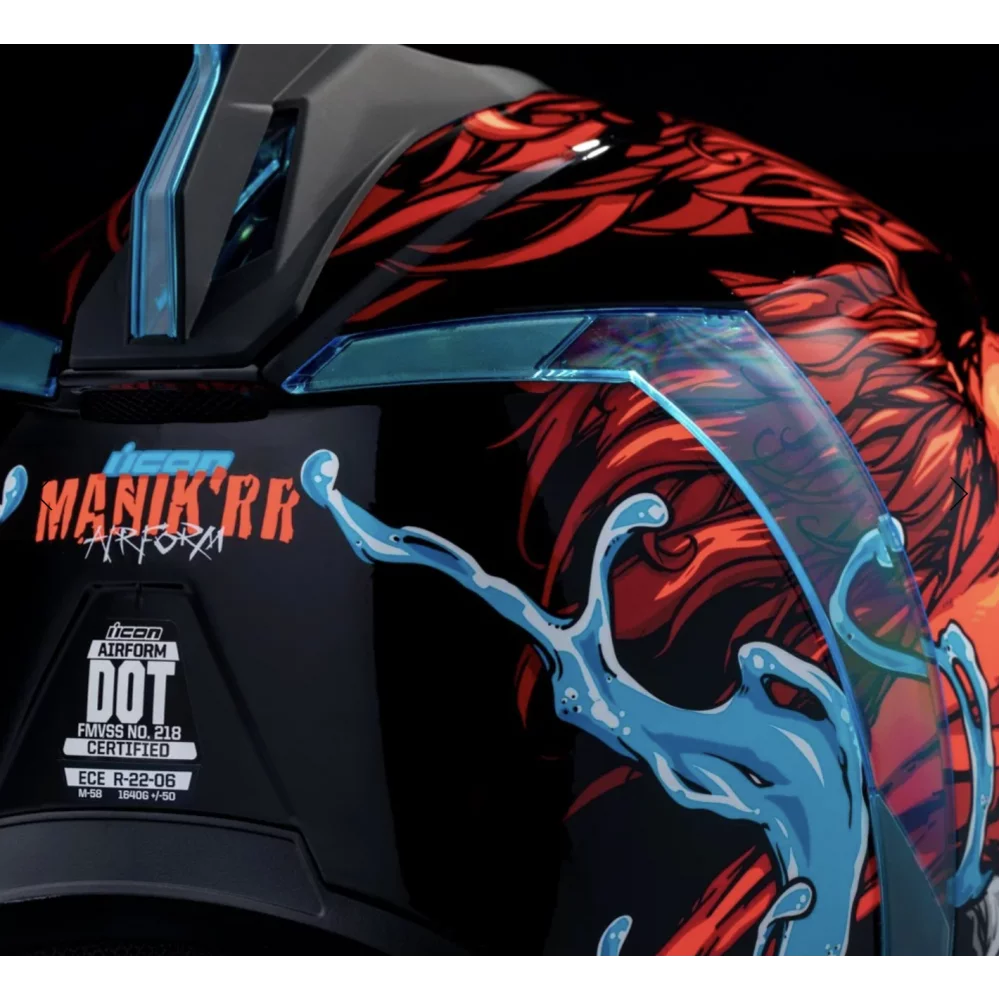 Icon AIRFORM MANIK'R MIPS RED