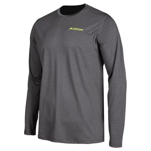 KLIM TETON MERINO WOOL LS SHIRT ASPHALT