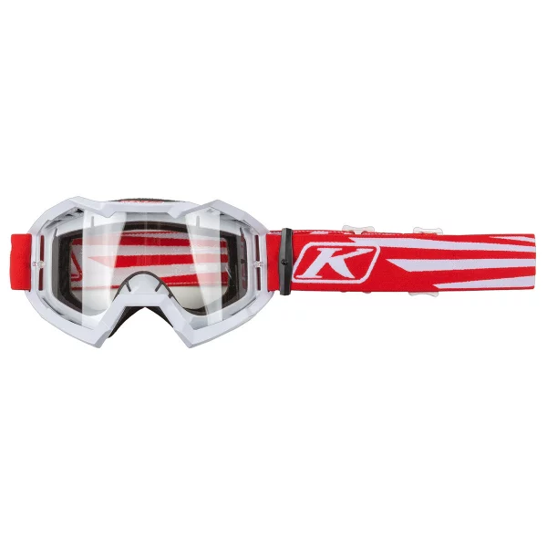 KLIM VIPER OFF-ROAD ILLUSION RED CLEAR LENS