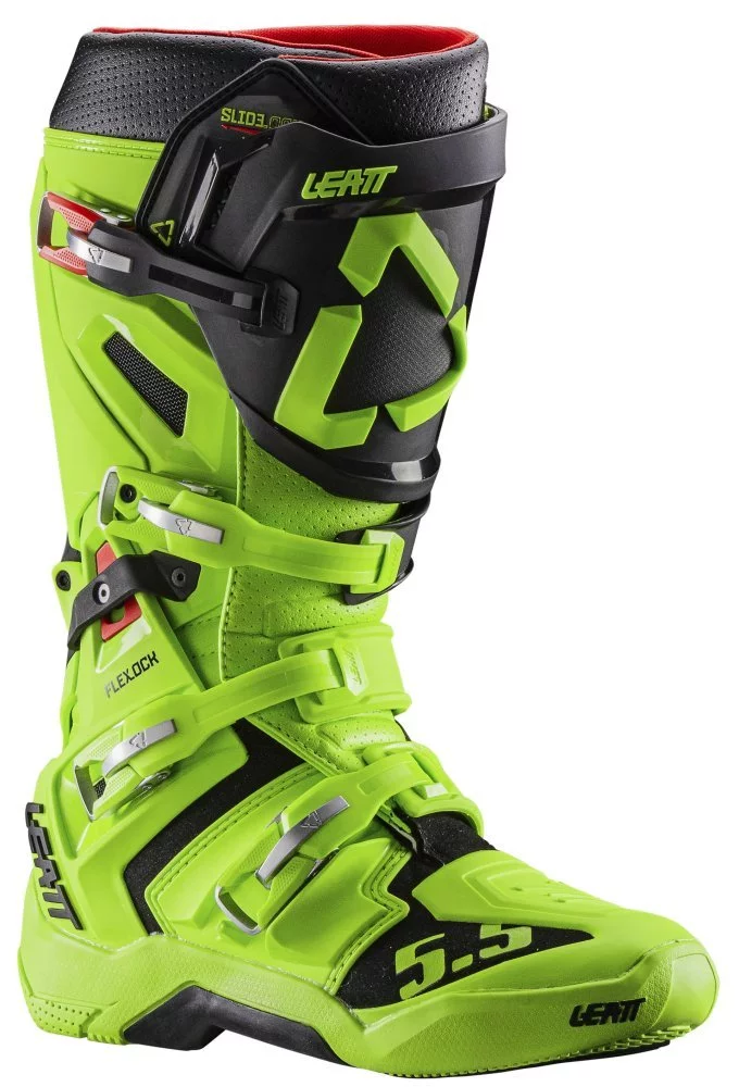 Leatt 5.5 FLEXLOCK BOOT [LIME GREEN]