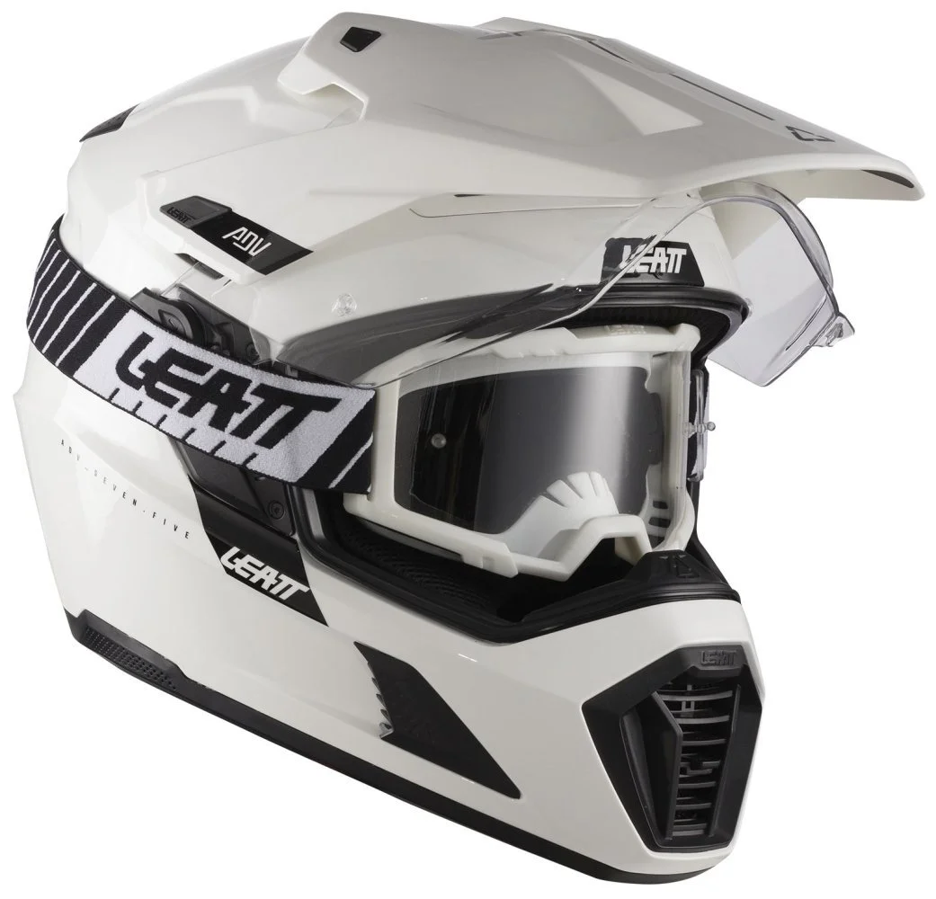Leatt 7.5 ADVENTURE HELMET + GOGGLE [WHITE]