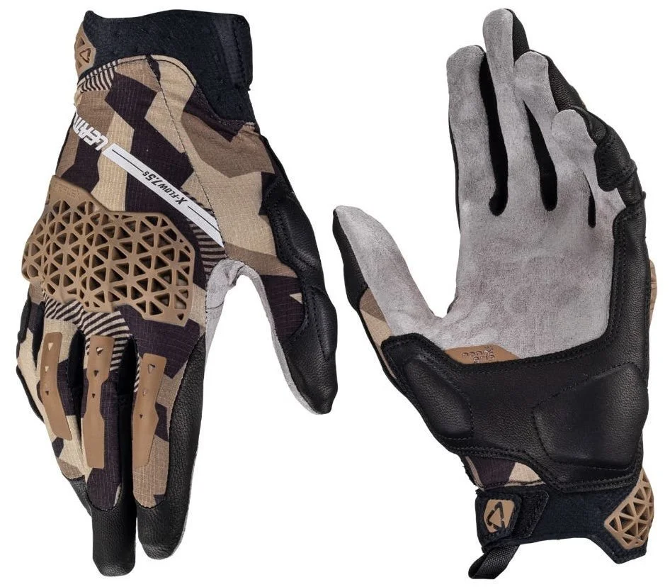 Leatt 7.5 X-FLOW ADVENTURE SHORT GLOVE [DESERT]