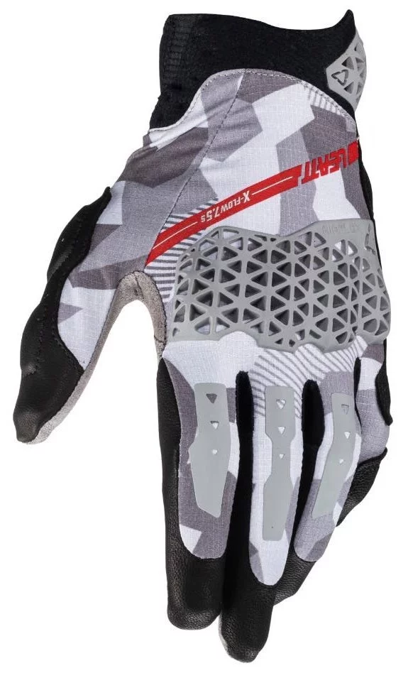 Leatt 7.5 X-FLOW SHORT ADVENTURE GLOVE [STEEL]