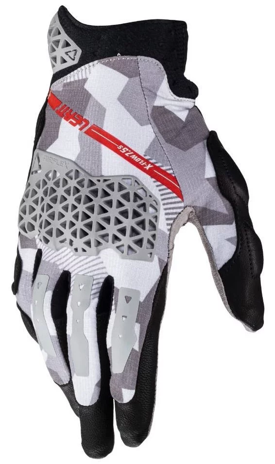 Leatt 7.5 X-FLOW SHORT ADVENTURE GLOVE [STEEL]
